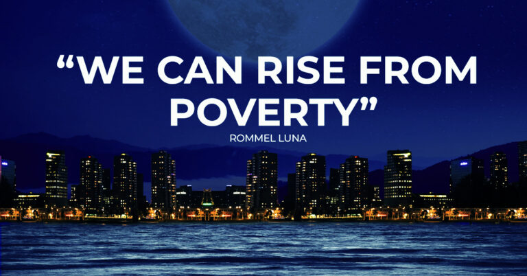 We can rise from poverty